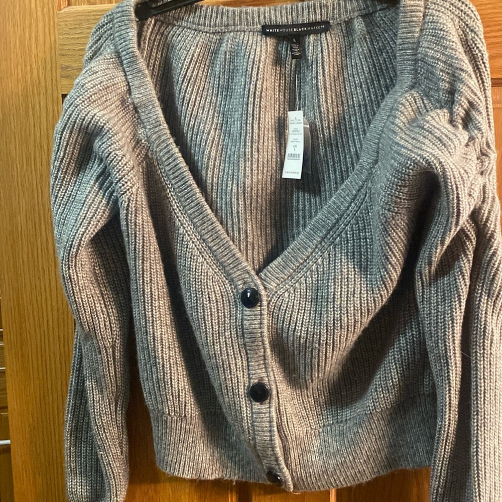 NWT slouchy cropped cardigan